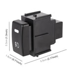 TS-20 Car Fog Light On-Off Button Switch with Cable for Nissan Qashqai 2008-2010, For Nissan Qashqai 2008-2010