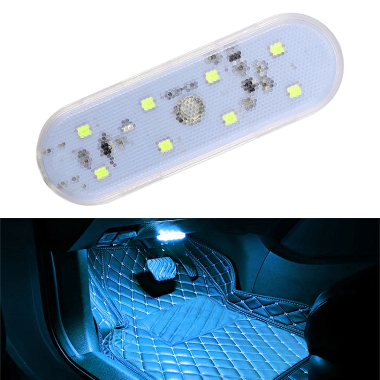 USB-C / Type-C Einfarbige Touch-Schalter-Steuerung Auto-Fußraumbeleuchtung, Eisblaues Licht, Rosa Licht, Weißes Licht