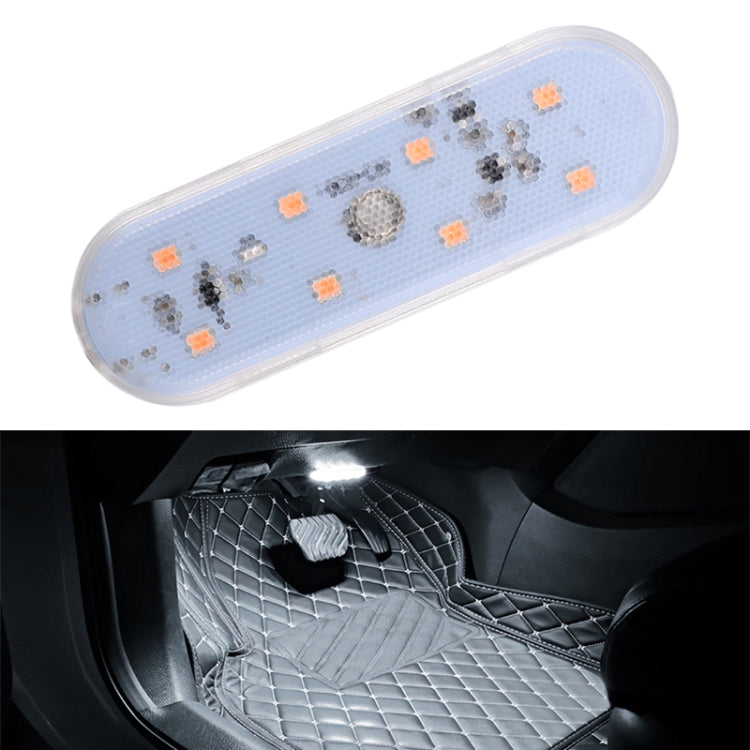 USB-C / Type-C Einfarbige Touch-Schalter-Steuerung Auto-Fußraumbeleuchtung, Eisblaues Licht, Rosa Licht, Weißes Licht