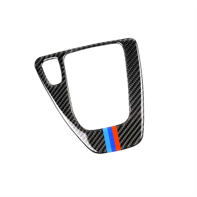 Drei Farben Carbonfaser Auto Linkslenker Gangschaltungsplatte Dekorative Aufkleber für BMW E90 / E92 2005-2012, Geeignet für Linkslenker, Linke Gangschaltungsplatte (Drei Farben)