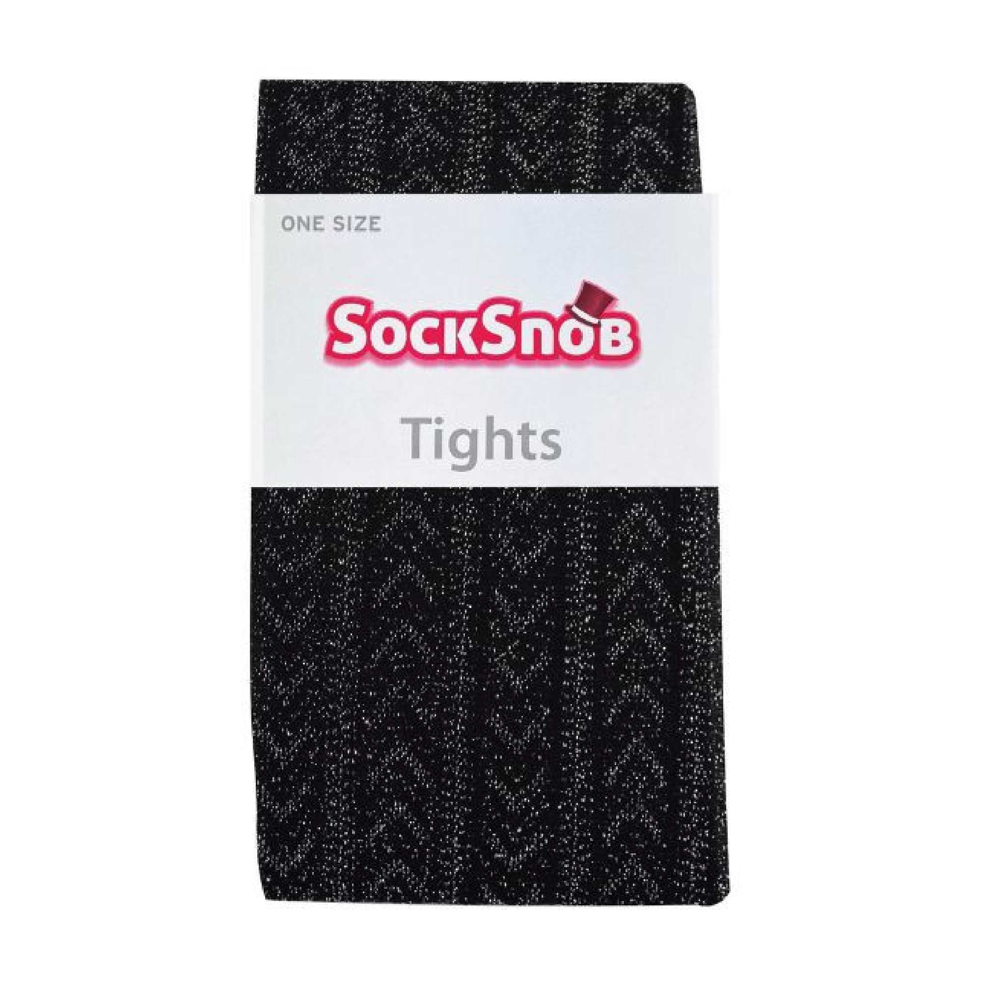 1 Pack Ladies Shiny Tights with Chevron Pattern