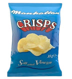 48 x Manhattan Crisps Salt And Vinegar 35G