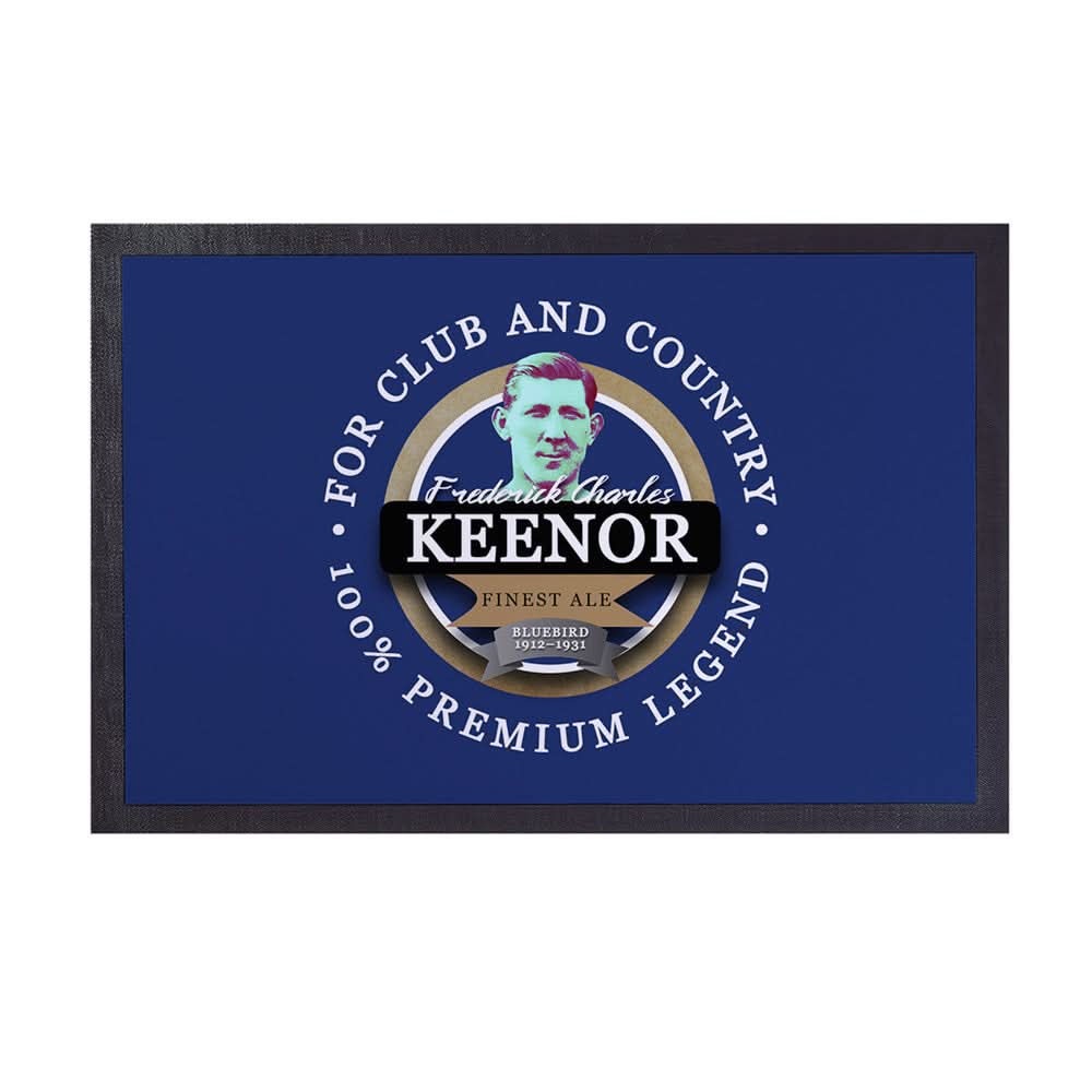 Cardiff Keenor  - Football Legends - Door Mat -60cm X 40cm