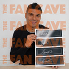 Casemiro Signed Plaque Iconic Frame