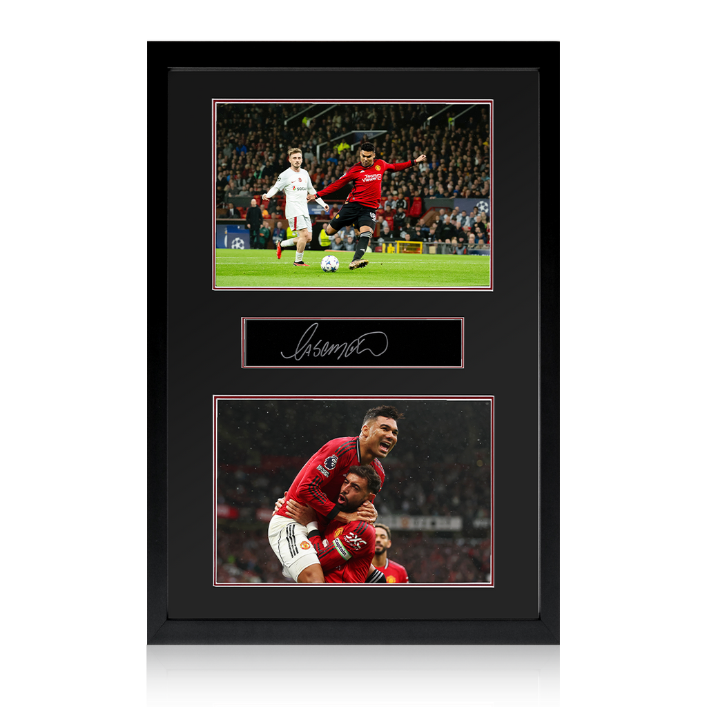 Casemiro Signed Plaque Iconic Frame