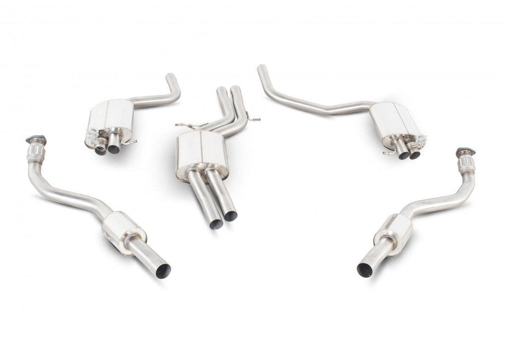 Scorpion Exhausts - RESONATED Exhaust System Inc Valve - Audi RS4 B8 / RS5 8T