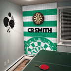 Celtic Retro - 1988 Home - Personalised Darts Wall Banner - Two Sizes [COLLECTIVE]