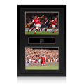 Cesc Fàbregas Signed Arsenal Plaque Iconic Frame.
