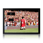 Cesc Fàbregas Signed Arsenal Plaque Iconic Frame