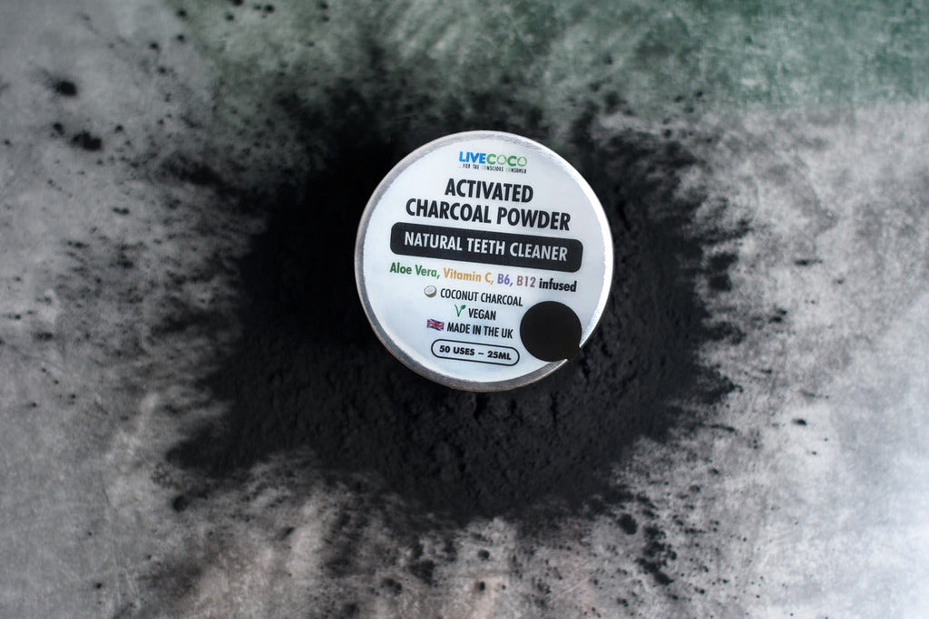 LiveCoco Teeth Cleaning Powder (Vitamins & Aloe Vera Infused)