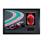 Charles Leclerc Signed Ferrari F1 Cap Iconic Frame (ACG Cert)