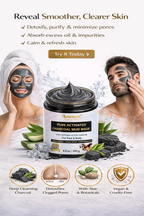 Activated Charcoal Mud Mask for Deep Cleansing Face & Body | Ammuri