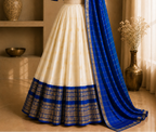 Onam Neelambari Kerala Half Saree Set
