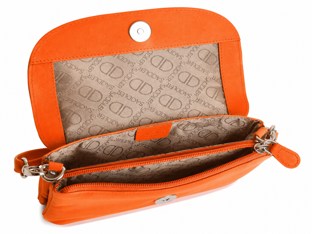 SADDLER Audrey Compact Leather Crossbody Bag & Clutch – Versatile & Stylish - Gift Boxed