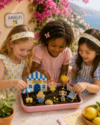 Fairy Garden Starter Kit (Apron,Tray, Shovel, Fairies, Soil & Seeds)