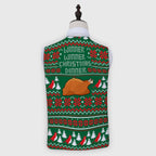 Christmas Dinner Xmas Jumper - Novelty Costume Fancy Dress Waistcoat ( 4 sizes available )