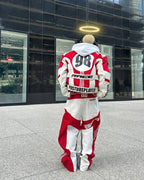 Racing Style Jacket Set
