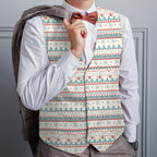 Christmas Elements Pattern - Novelty Costume Fancy Dress Waistcoat ( 4 sizes available )