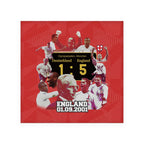 Football Art England 2001 - Drinks Coaster - Square Or Circle
