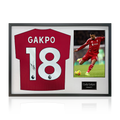 Cody Gakpo Signed Shirt Classic Frame (ACG Cert)