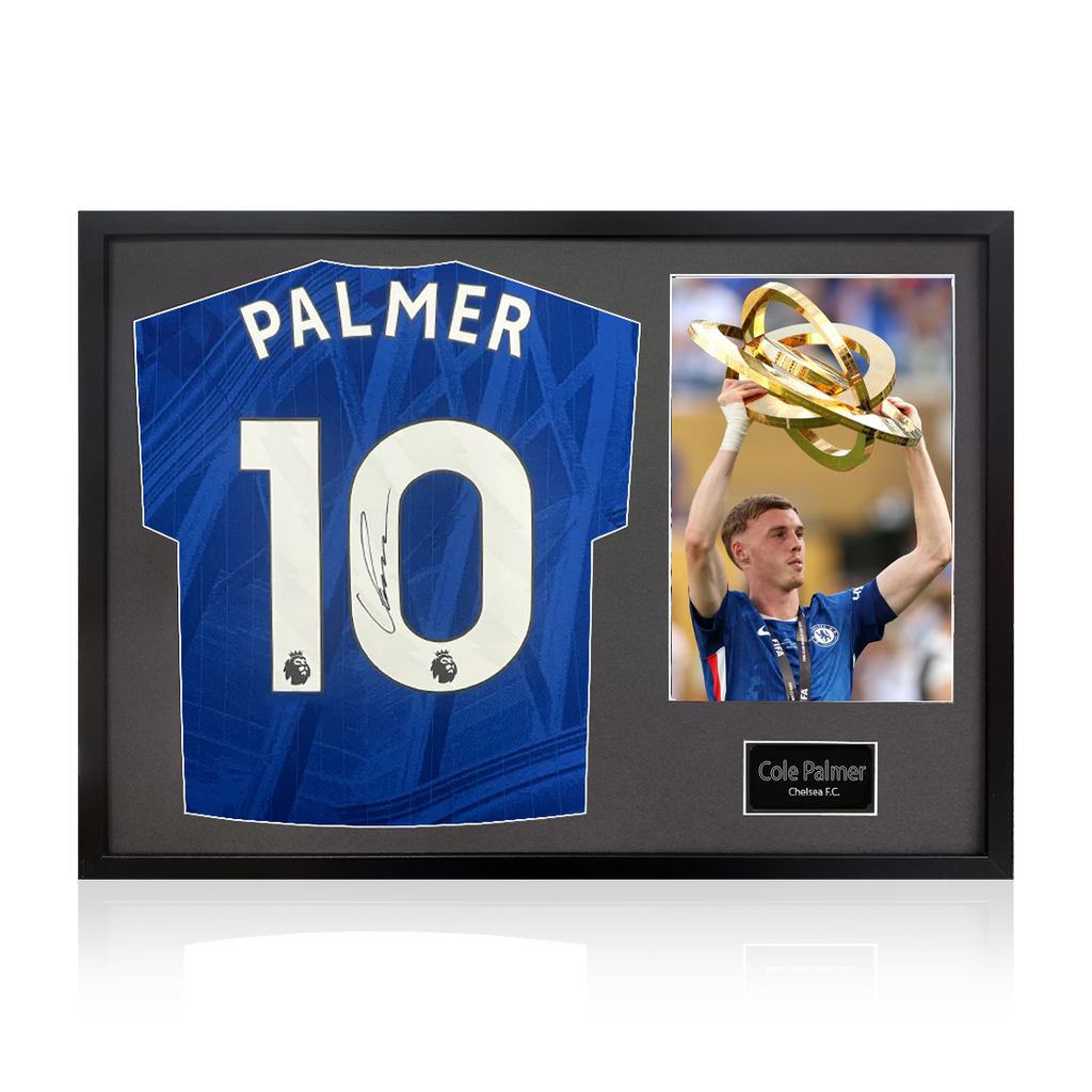 Cole Palmer Signed Chelsea Shirt Classic Frame