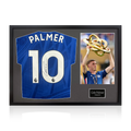 Cole Palmer Signed Chelsea Shirt Classic Frame