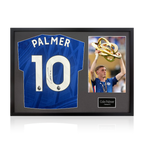 Cole Palmer Signed Chelsea Shirt Classic Frame