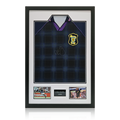 Colin Hendry Signed Scotland 1996 Shirt Premium Frame.