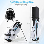 Men's Complete Golf Clubs and Bag Set Right Handed-Blue