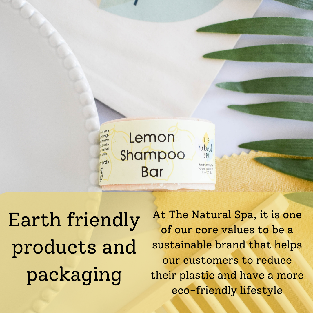 Zitronen Shampoo Bar | Natürliche Haarwäsche für alle Haartypen | Vegane, plastikfreie Haarpflege