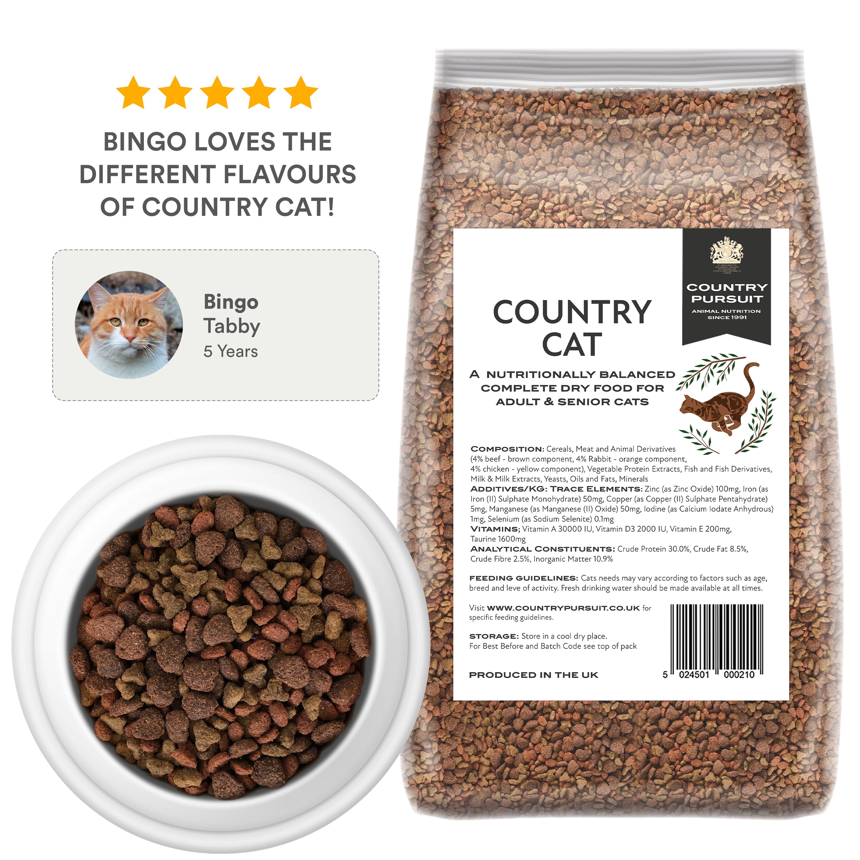 Country Cat Dry Food - 10kg