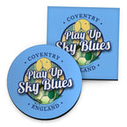 Coventry Play Up - Football Coaster - Square Or Circle