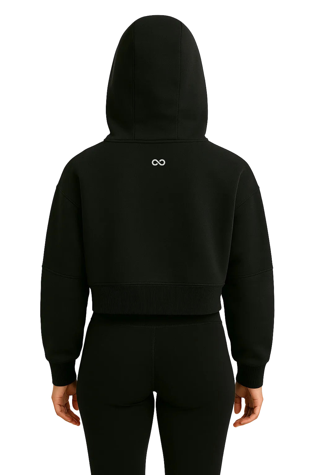 Women's Oversized Lightweight Cropped Hoodie