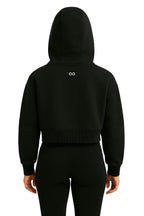 Women's Oversized Lightweight Cropped Hoodie
