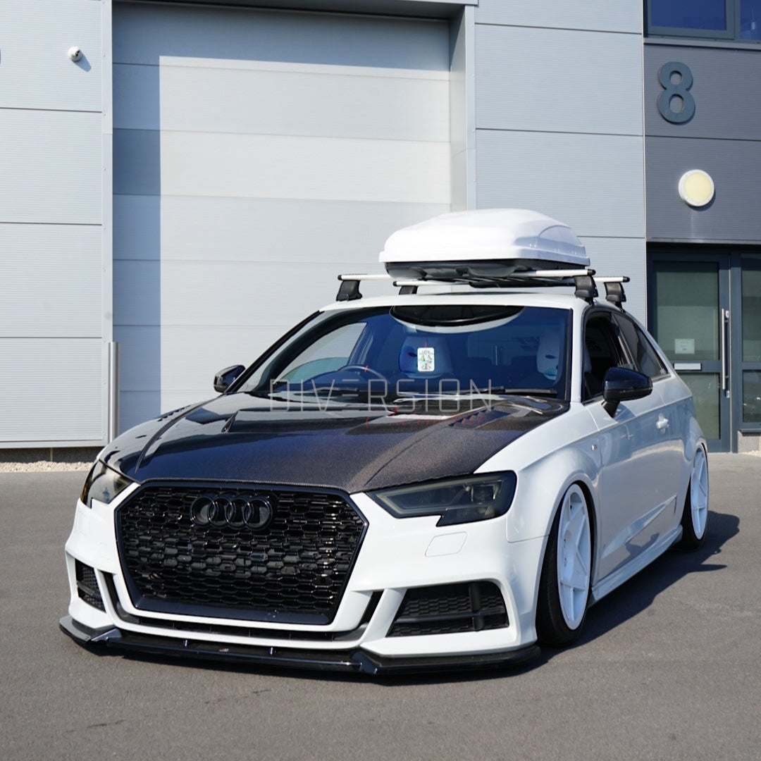 Audi A3/S3/RS3 8V Hatchback LY Style Genuine Carbon Fibre Bonnet (2012-2020) - DAS