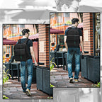 INDEPMAN DL-B013 Portable Waterproof Scratch-proof Outdoor Sports Backpack Camera Bag Phone Tablet Bag for GoPro, SJCAM, Nikon, Canon, Xiaomi Xiaoyi YI, iPad, Apple, Samsung, Huawei, Size: 26.5 * 12.5 * 33 cm