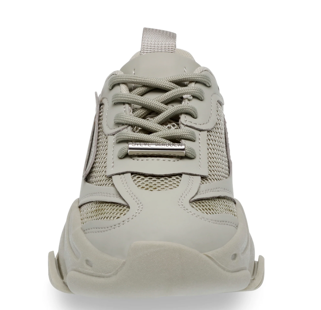 UK 5.5 Steve Madden Possession-E White Chunky Women’s Trainers – EU 39