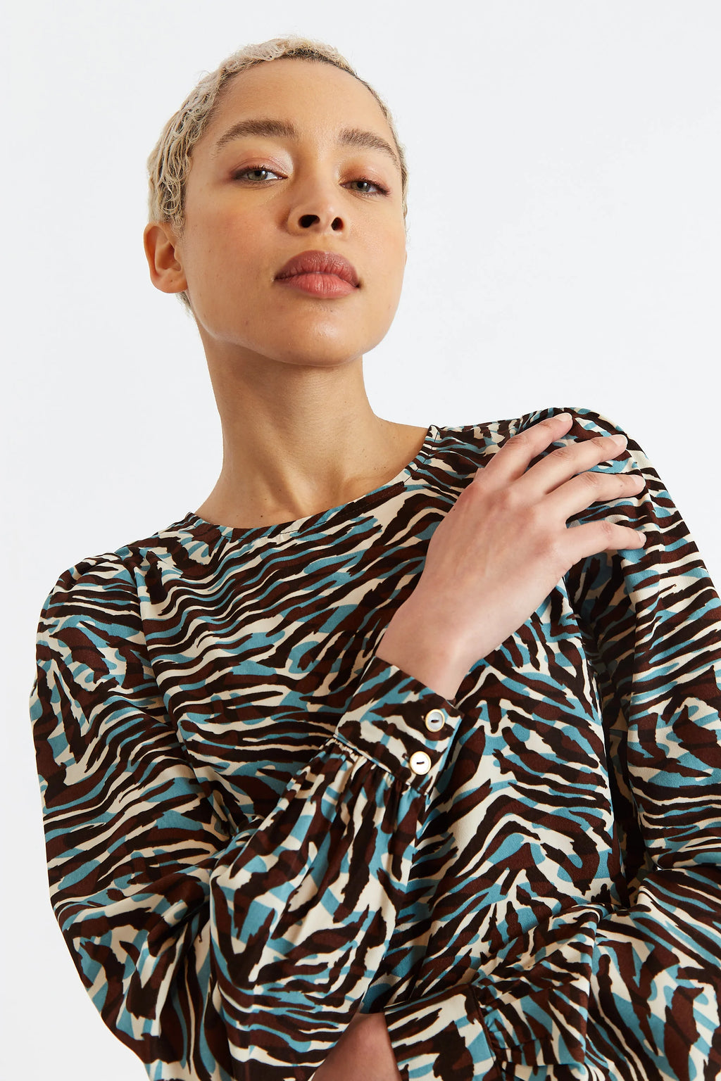 Didee Roar Print Long Sleeve Mini Dress
