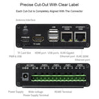 Waveshare Dual ETH Mini-Computer for Raspberry Pi CM4, Gigabit Ethernet, 4CH Isolated RS485