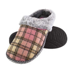 Ladies Cosy Memory Foam Open Back Knitted Slippers (6 Sizes)