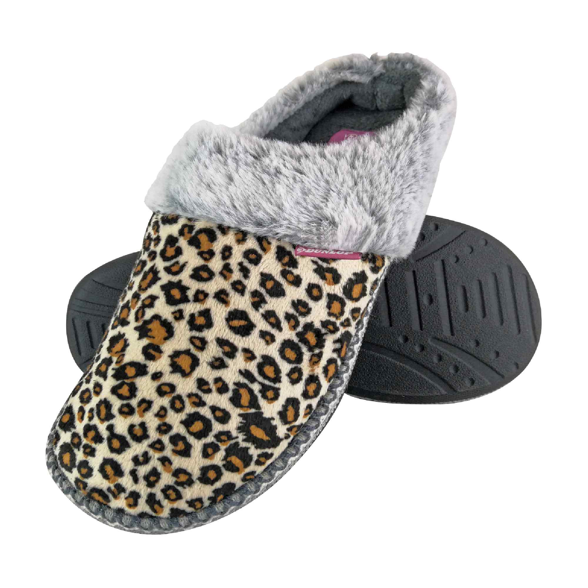Ladies Cosy Memory Foam Open Back Knitted Slippers (6 Sizes)