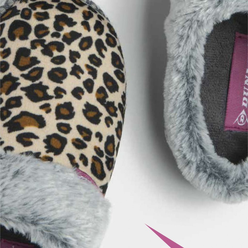 Ladies Cosy Memory Foam Open Back Knitted Slippers (6 Sizes)