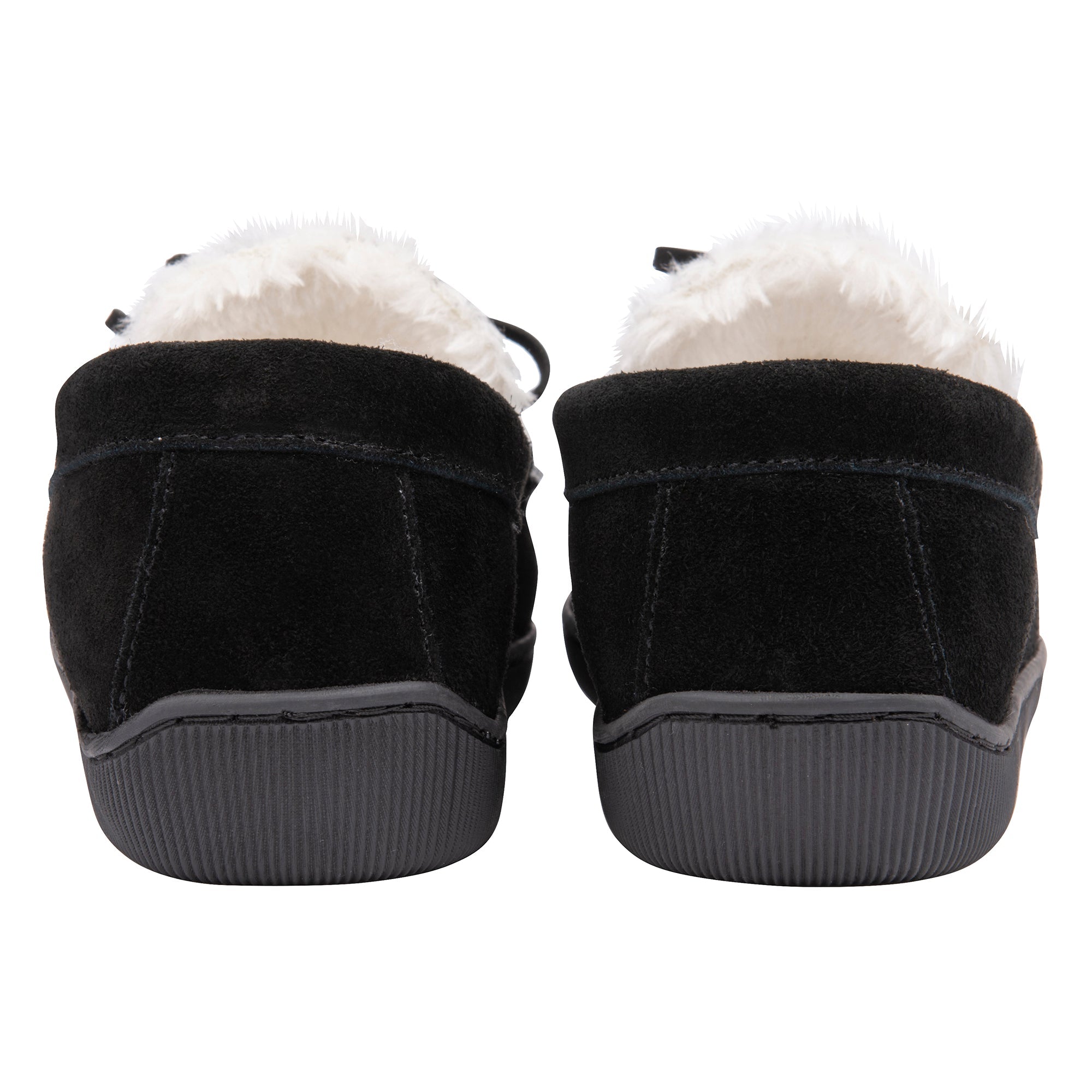 Mens Real Suede Leather Fleece Lined Slippers (6 Sizes)