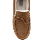 Mens Real Suede Leather Fleece Lined Slippers (6 Sizes)
