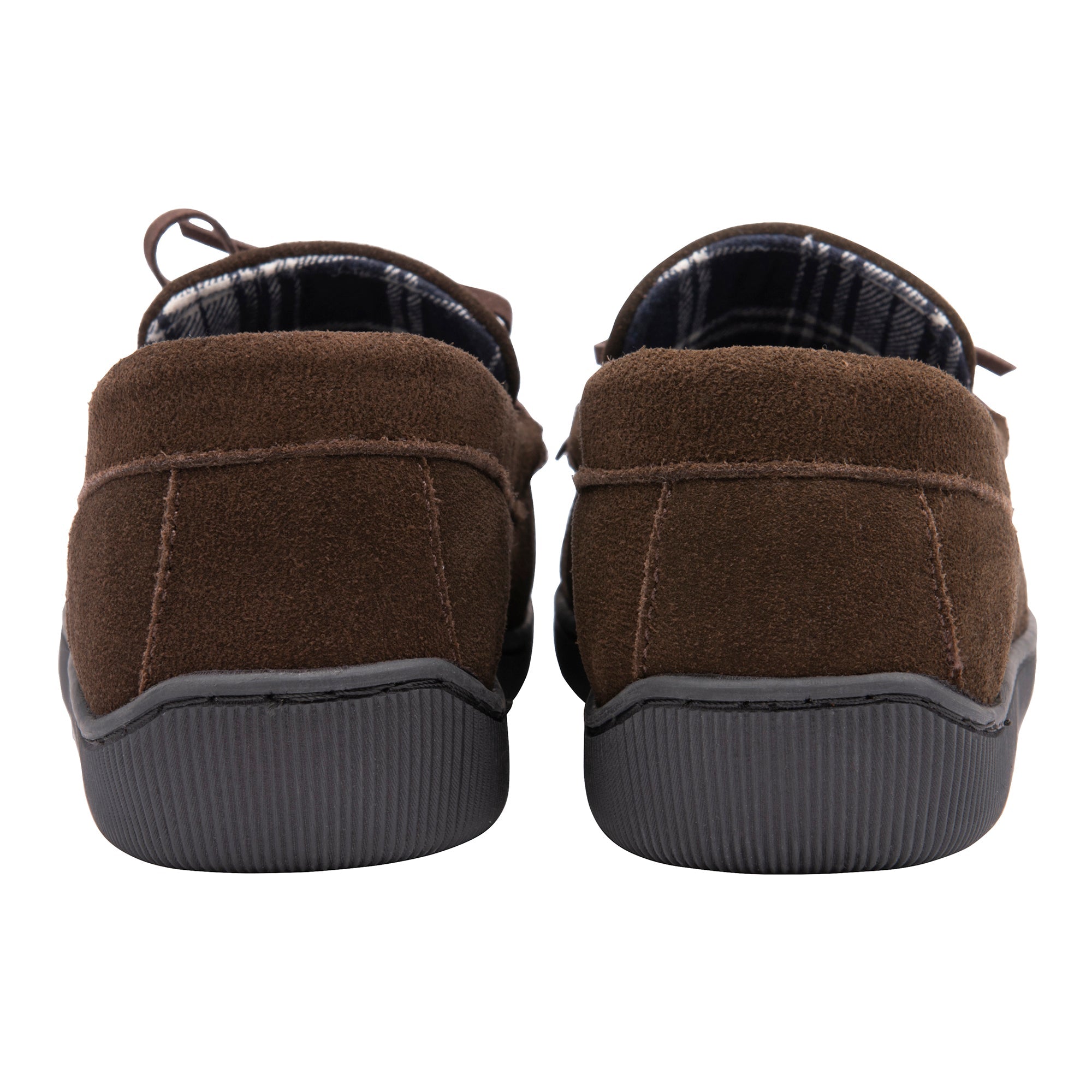 Mens Real Suede Leather Fleece Lined Slippers (6 Sizes)