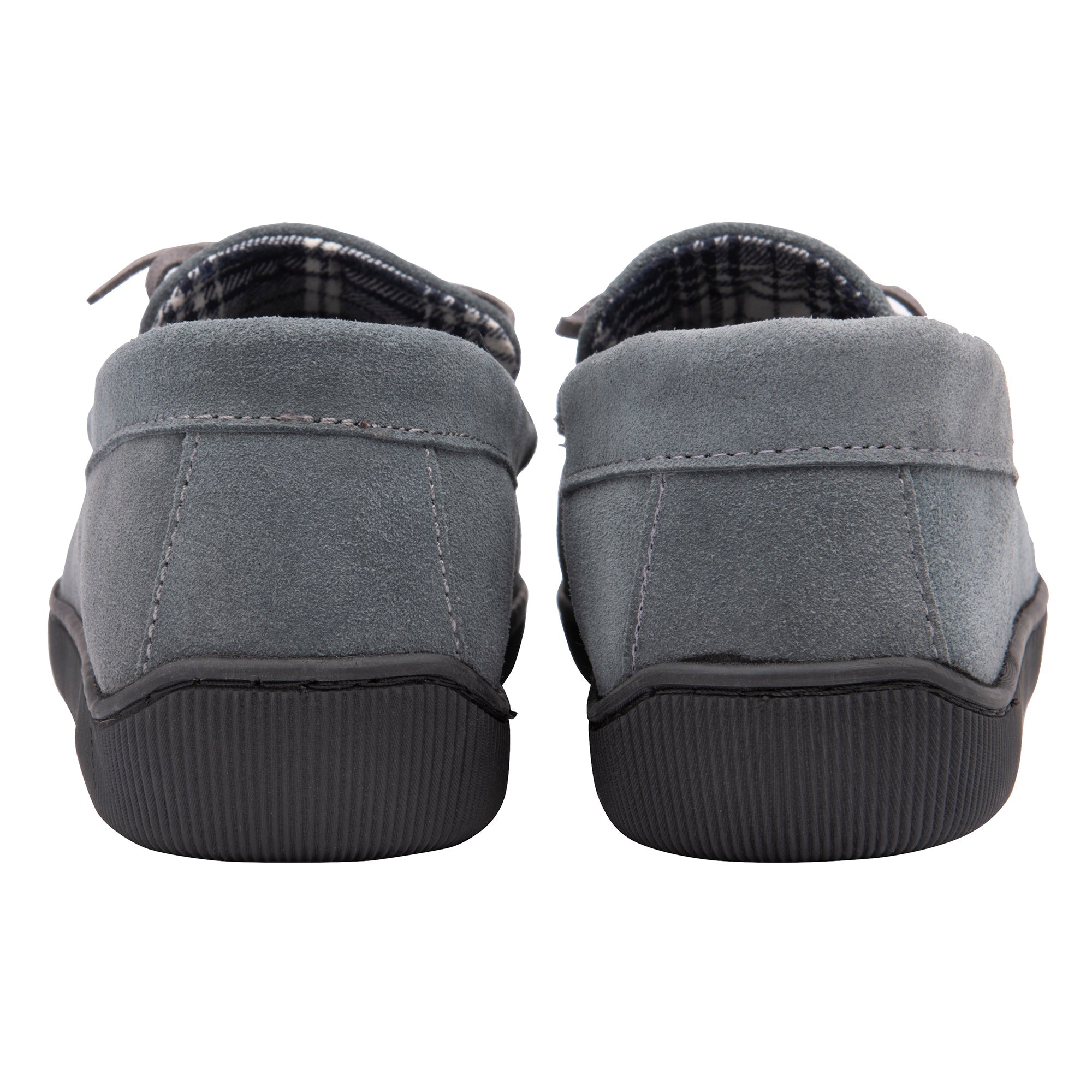 Mens Real Suede Leather Fleece Lined Slippers (6 Sizes)