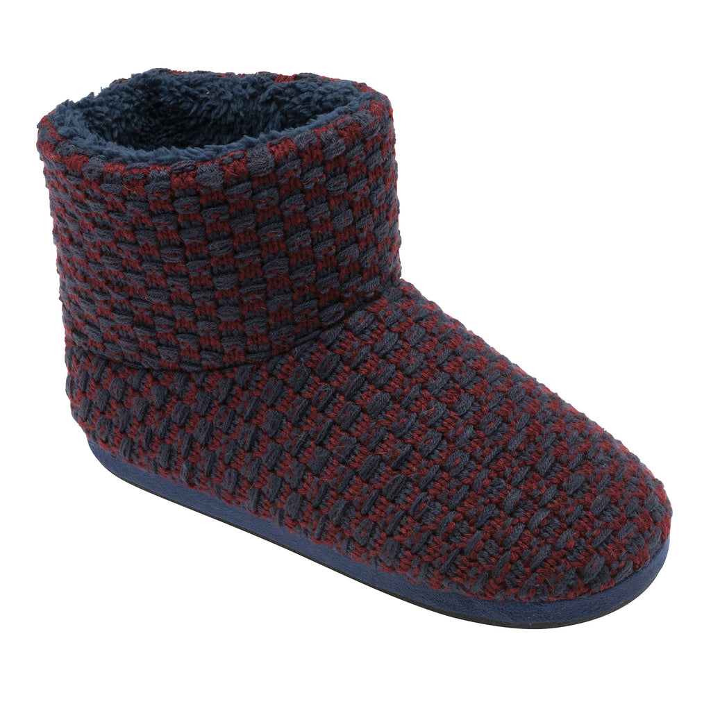 Mens Furry Sherpa Memory Foam Slipper Boots (6 Sizes)