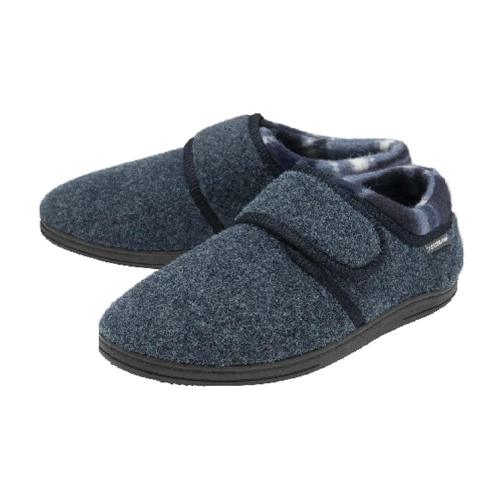 Orthapedic Easy Close Velcro Slippers for Men (6 Sizes)