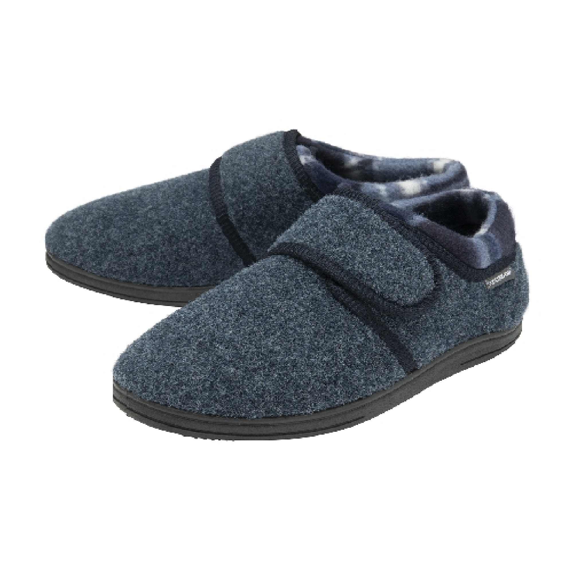 Orthapedic Easy Close Velcro Slippers for Men (6 Sizes)