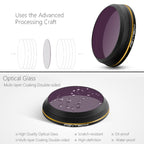 PGYTECH X4S-MRC UV Gold-edge Lens Filter for DJI Inspire 2 / X4S Gimbal Camera Drone Accessories, UV